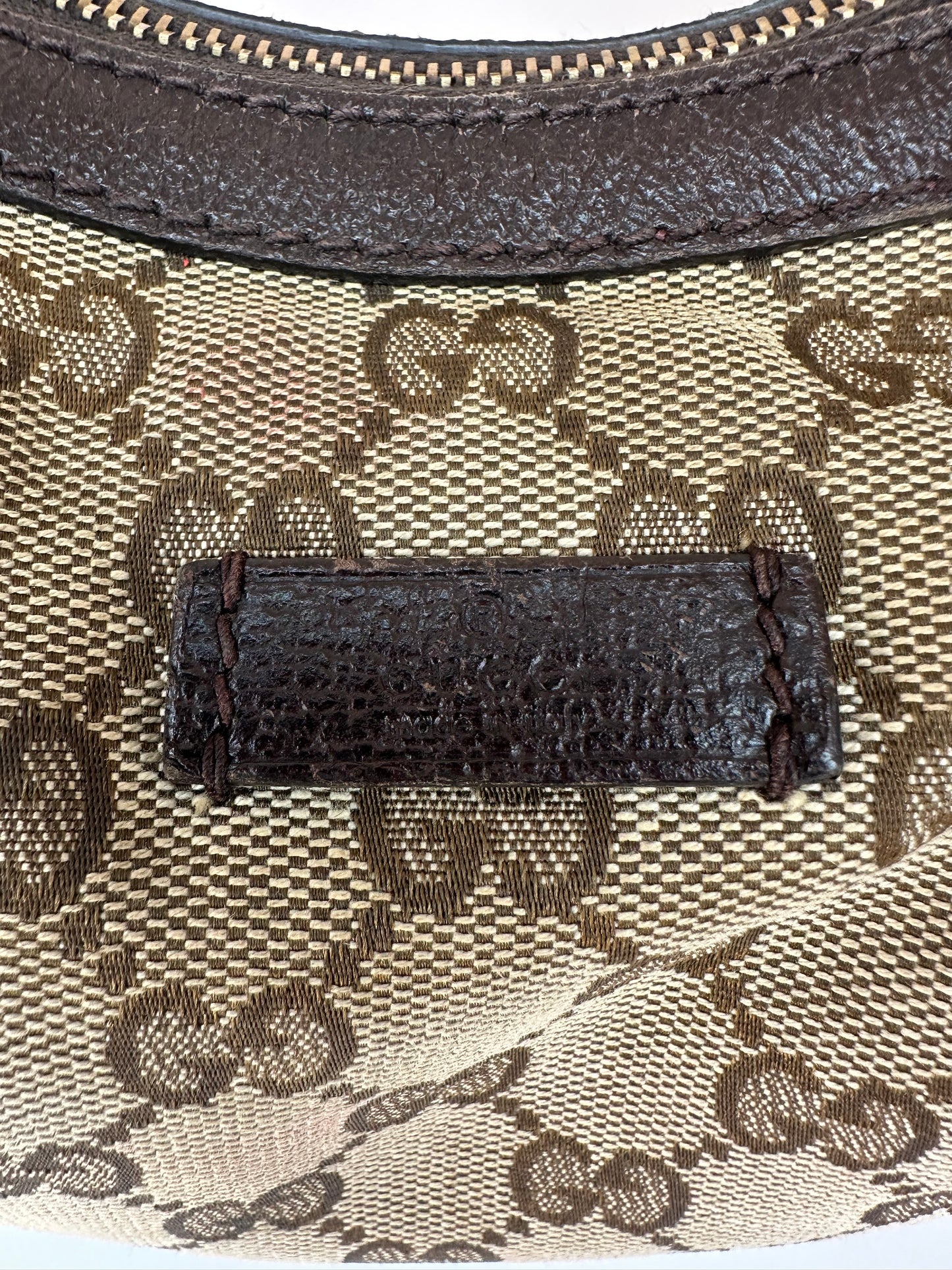 GUCCI
GG Canvas Medium Sherry Half Moon Crossbody Bag