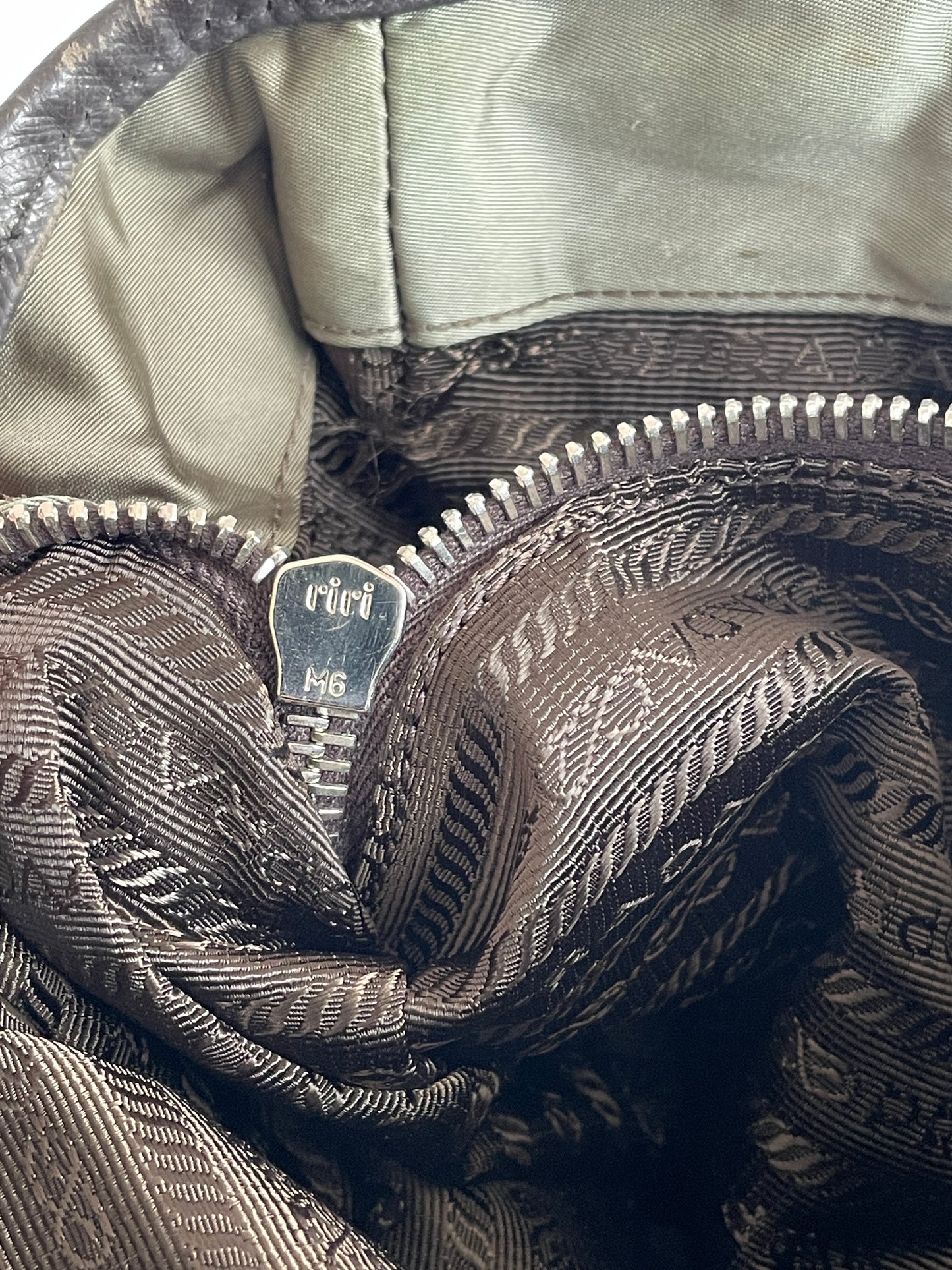 PRADA Tessuto Crossbody Bag Green