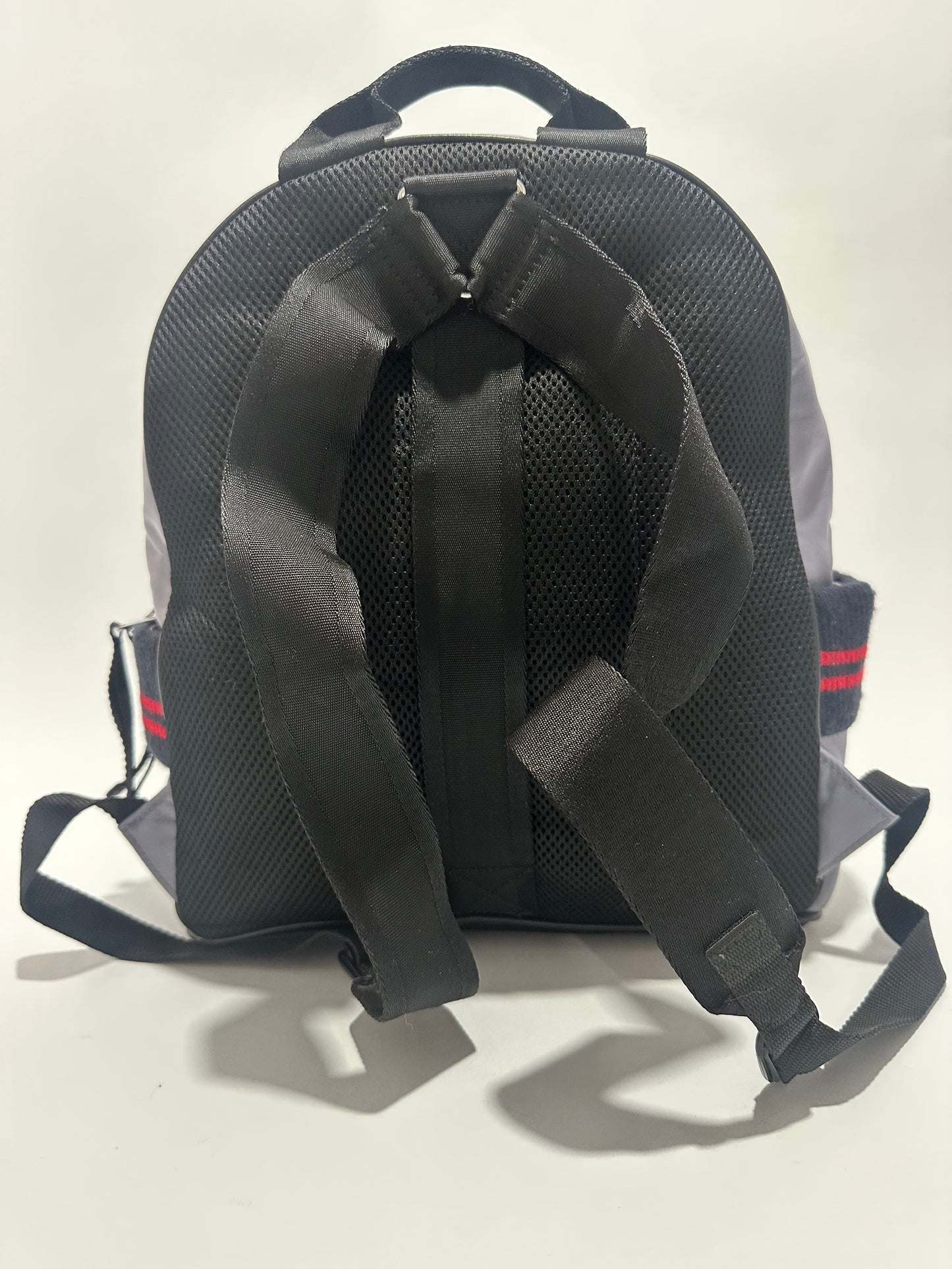 MIU MIU
Nylon Satin Patches Bomber Backpack