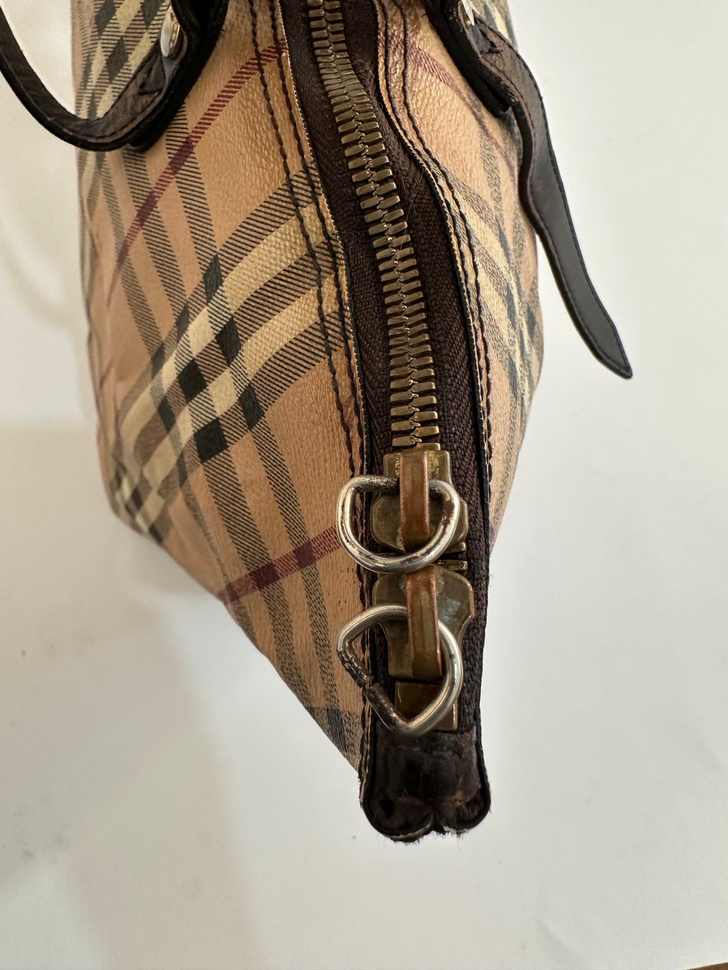 BURBERRY Haymarket Check Salisbury Tote Bag