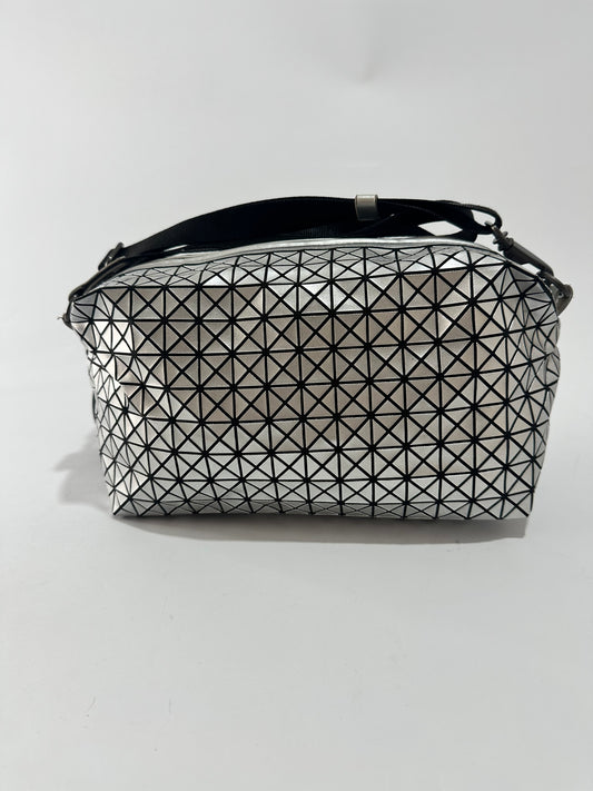 BAO BAO ISSEY MIYAKE Silver Saddle Bag