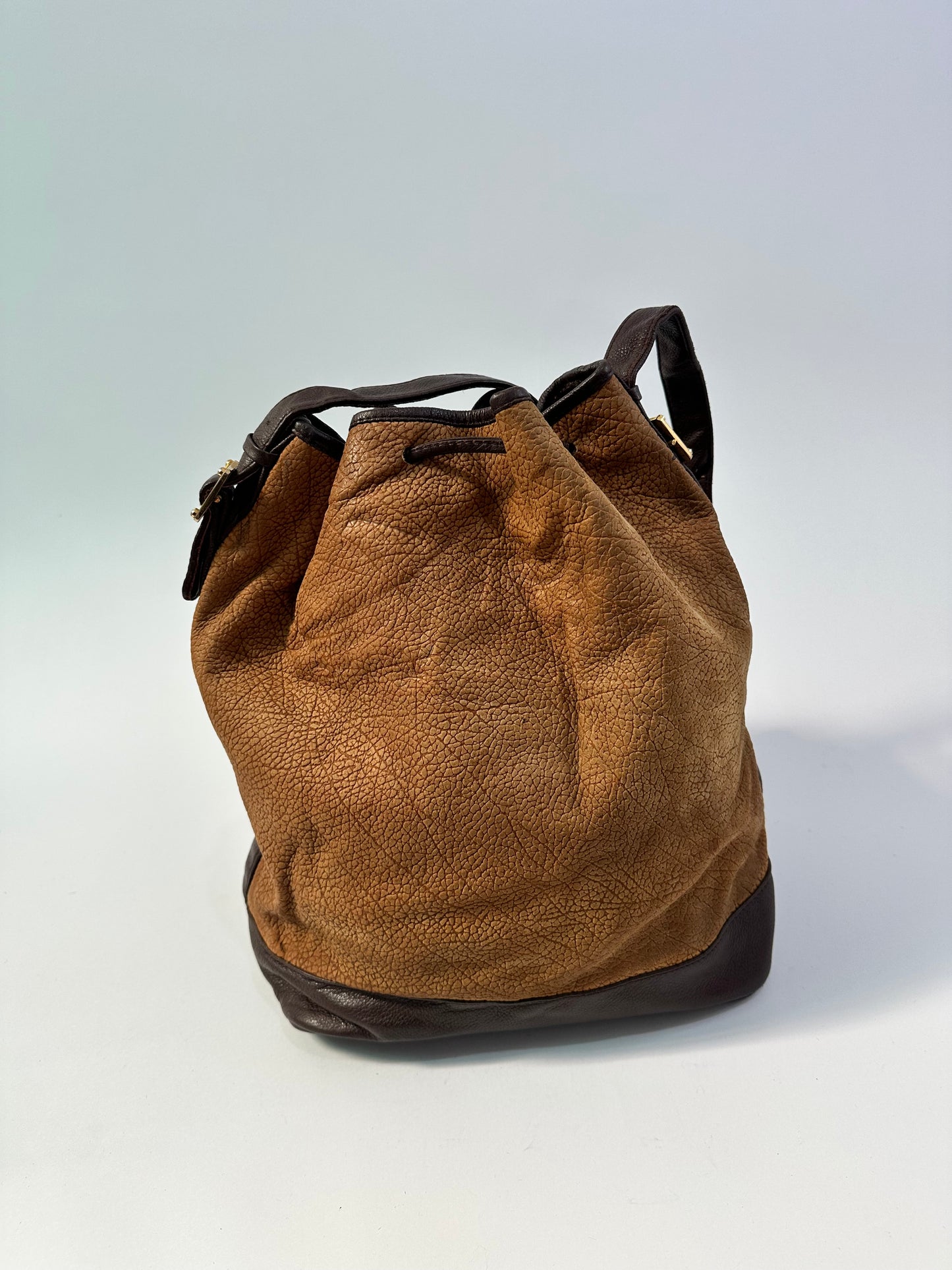 Vintage Loewe Crinkled Leather
Bucket Bag
