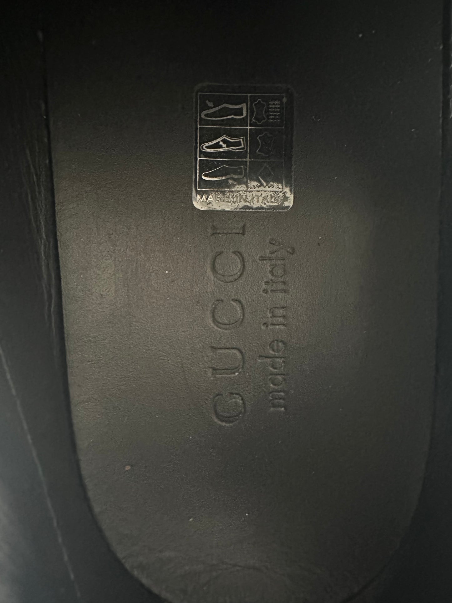 GUCCI Black GG Supreme Canvas And Leather Double Velcro Ace Sneakers Size 6.5 UK