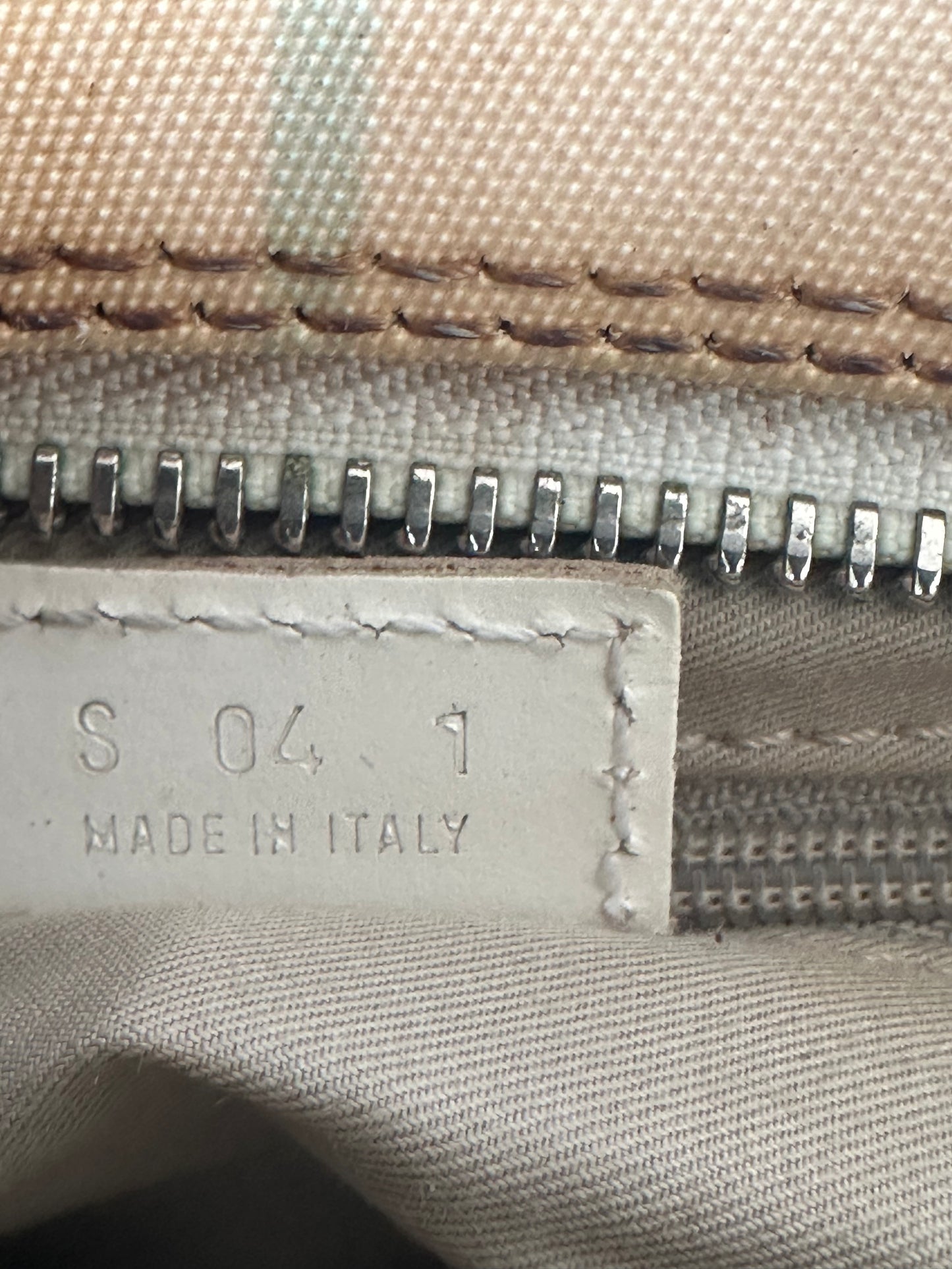 Burberry Pink/Grey House Check Coated Canvas Messenger Bag