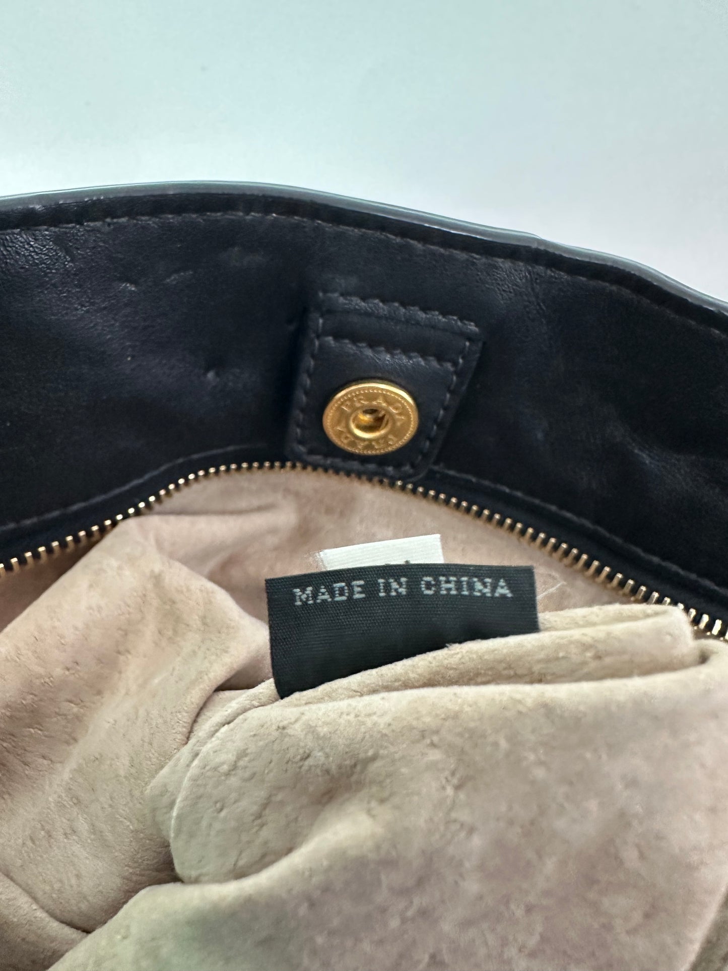 PRADA
Black Soft Calfskin Leather Shopping Tote