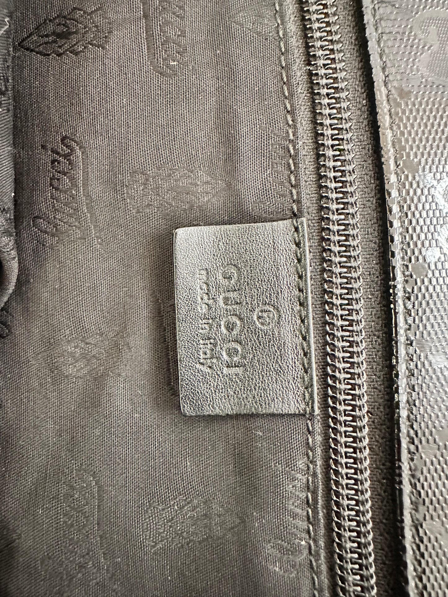 Gucci Double Buckle Messenger Bag GG Imprime Large