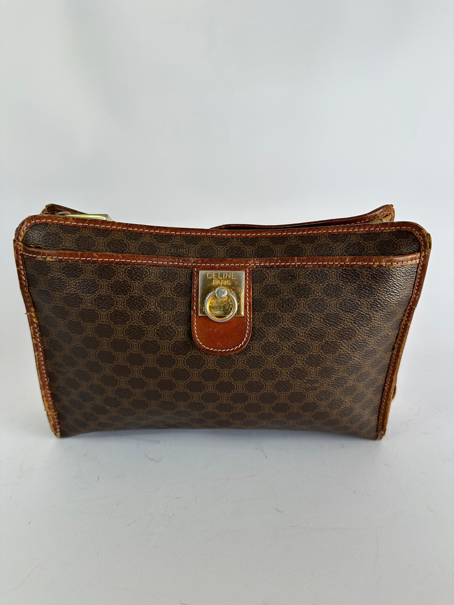 CELINE Macadam Zip Pouch
