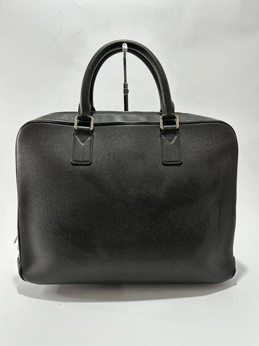 Louis Vuitton Black Taiga Leather Neo Igor Briefcase