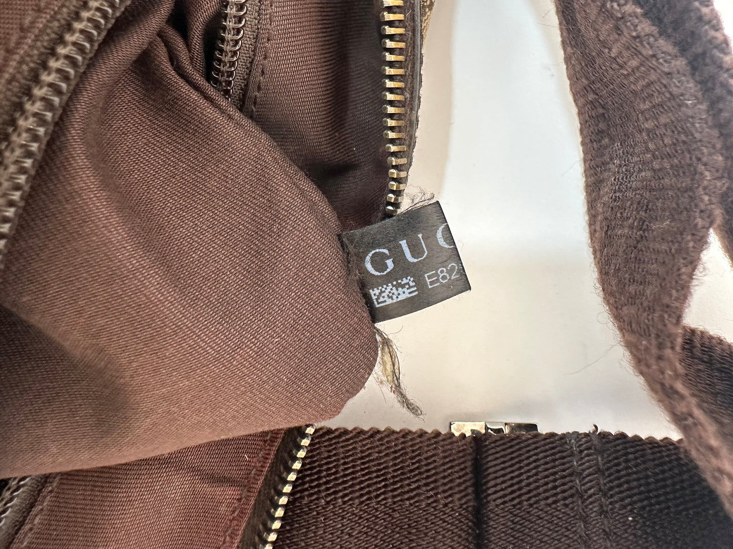 GUCCI
GG Canvas Medium Sherry Half Moon Crossbody Bag