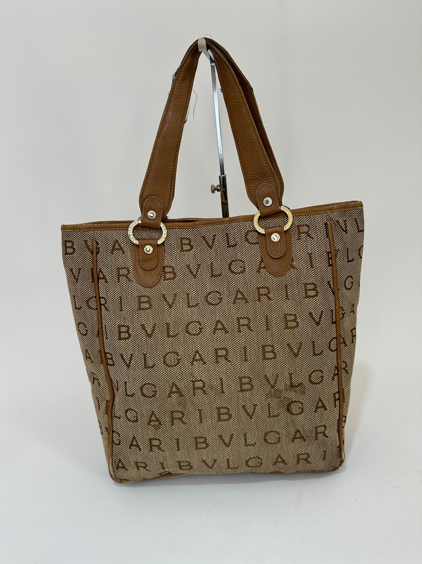 BVLGARI Becky Beige Shoulder Bag