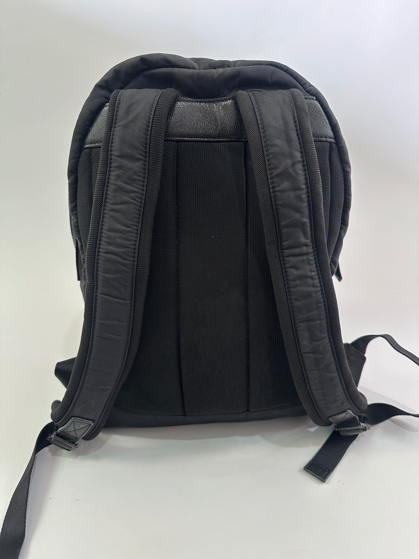 BURBERRY
Nylon Printed Calfskin Marden Backpack Black