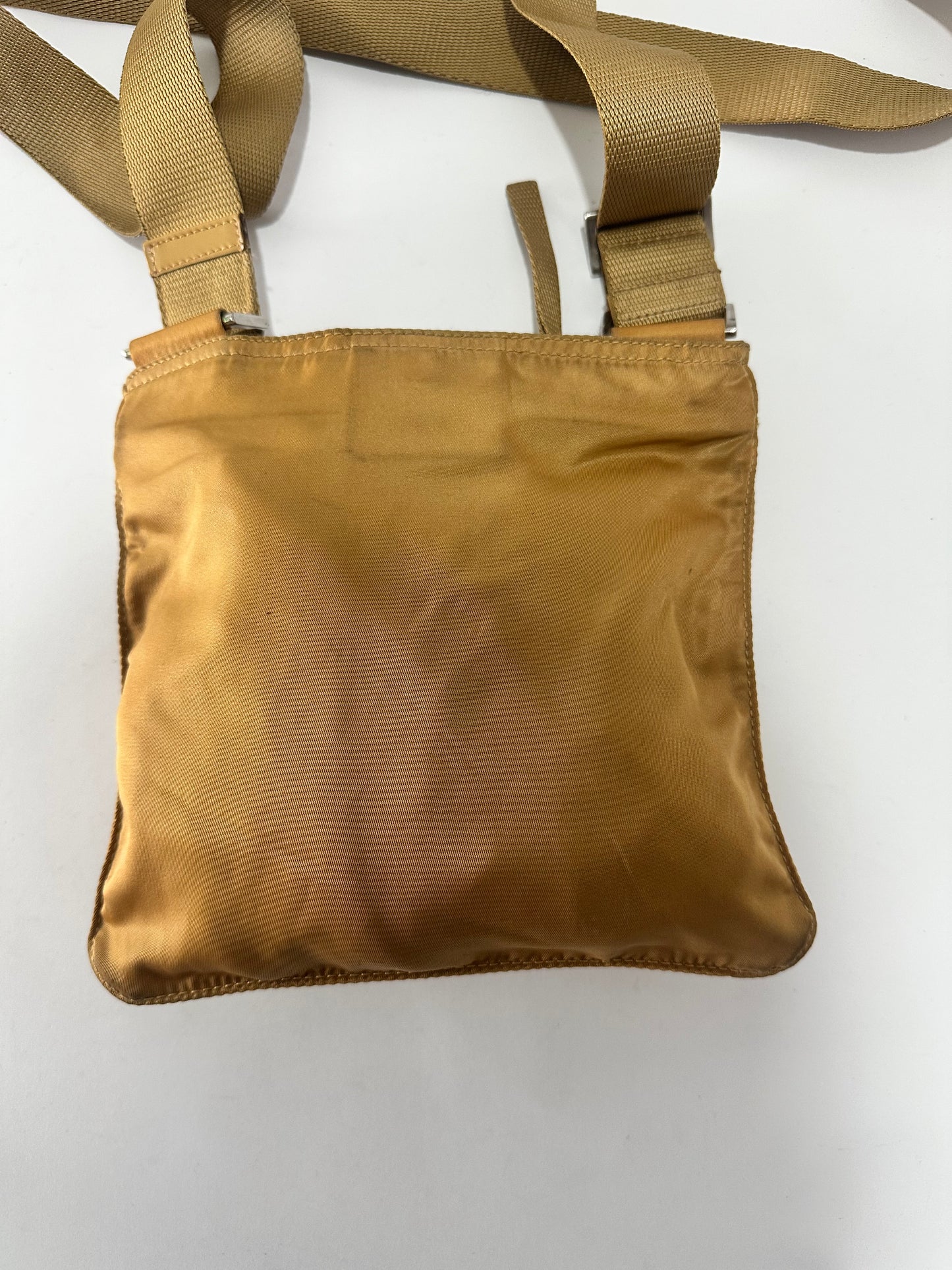 Prada Brown Nylon Messenger Bag