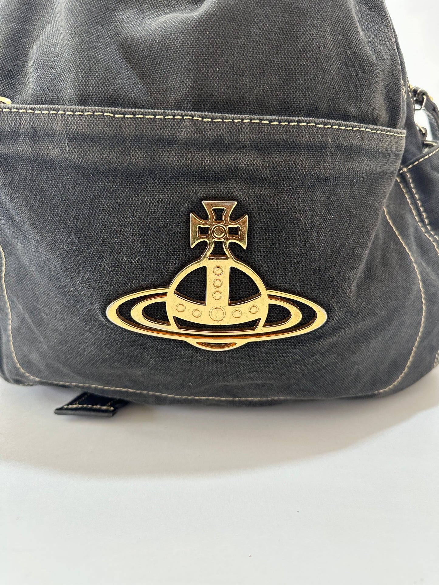 Vivienne Westwood Black
Canvas Orb Backpack