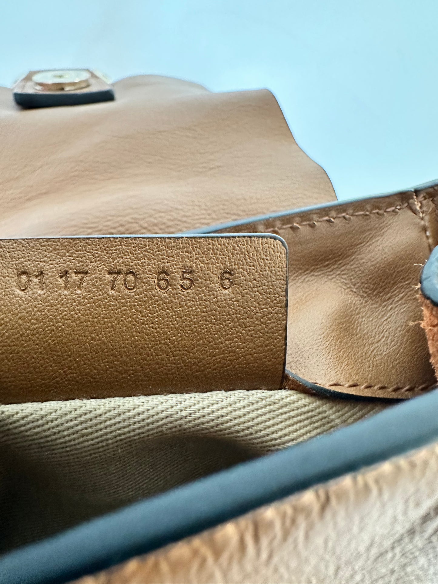 CHLOE
Suede Calfskin Small Faye Backpack Tan
