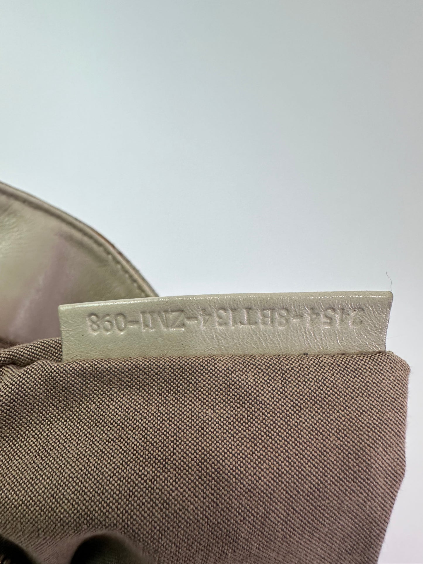 Fendi Beige Leather Twins Shopper Tote