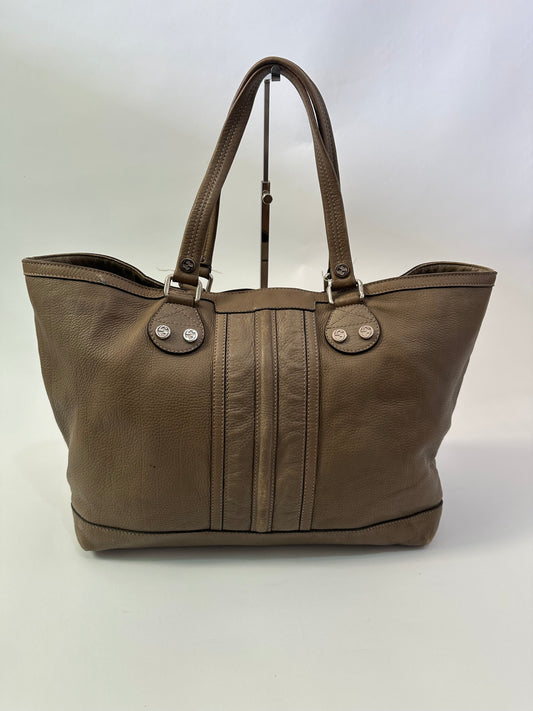 GUCCI
Pebbled Calfskin Large Sunset Taupe