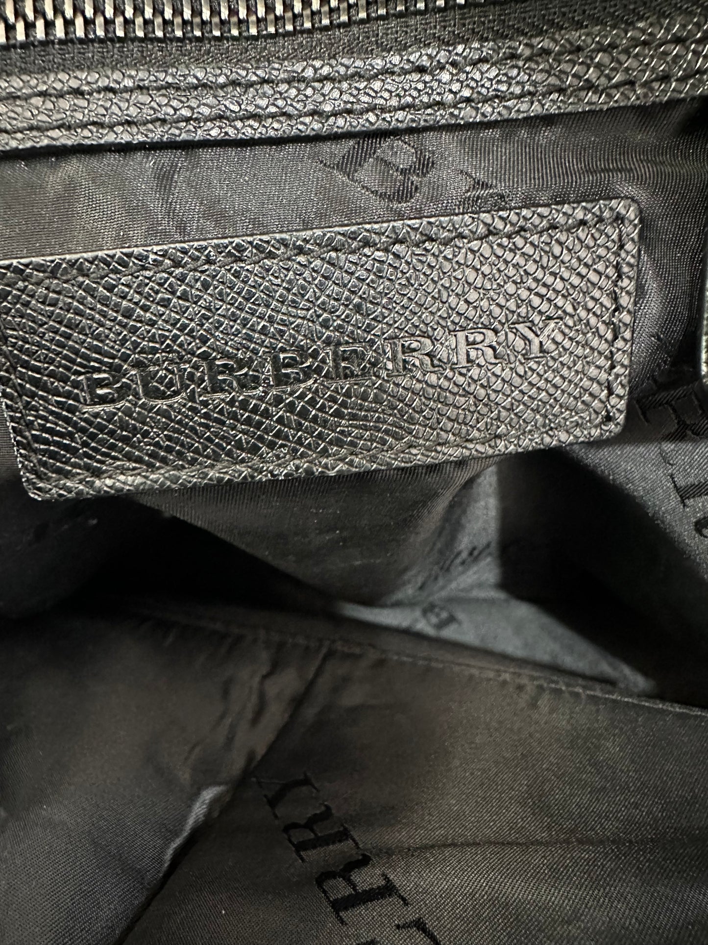 BURBERRY
Nylon Printed Calfskin Marden Backpack Black