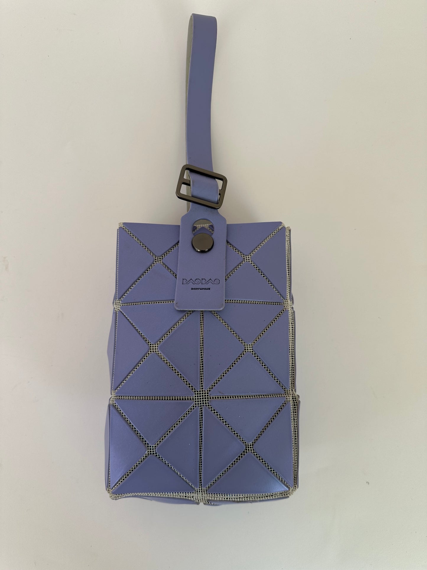 BAO BAO ISSEY MIYAKE Purple Lucent Frost Small Pouch