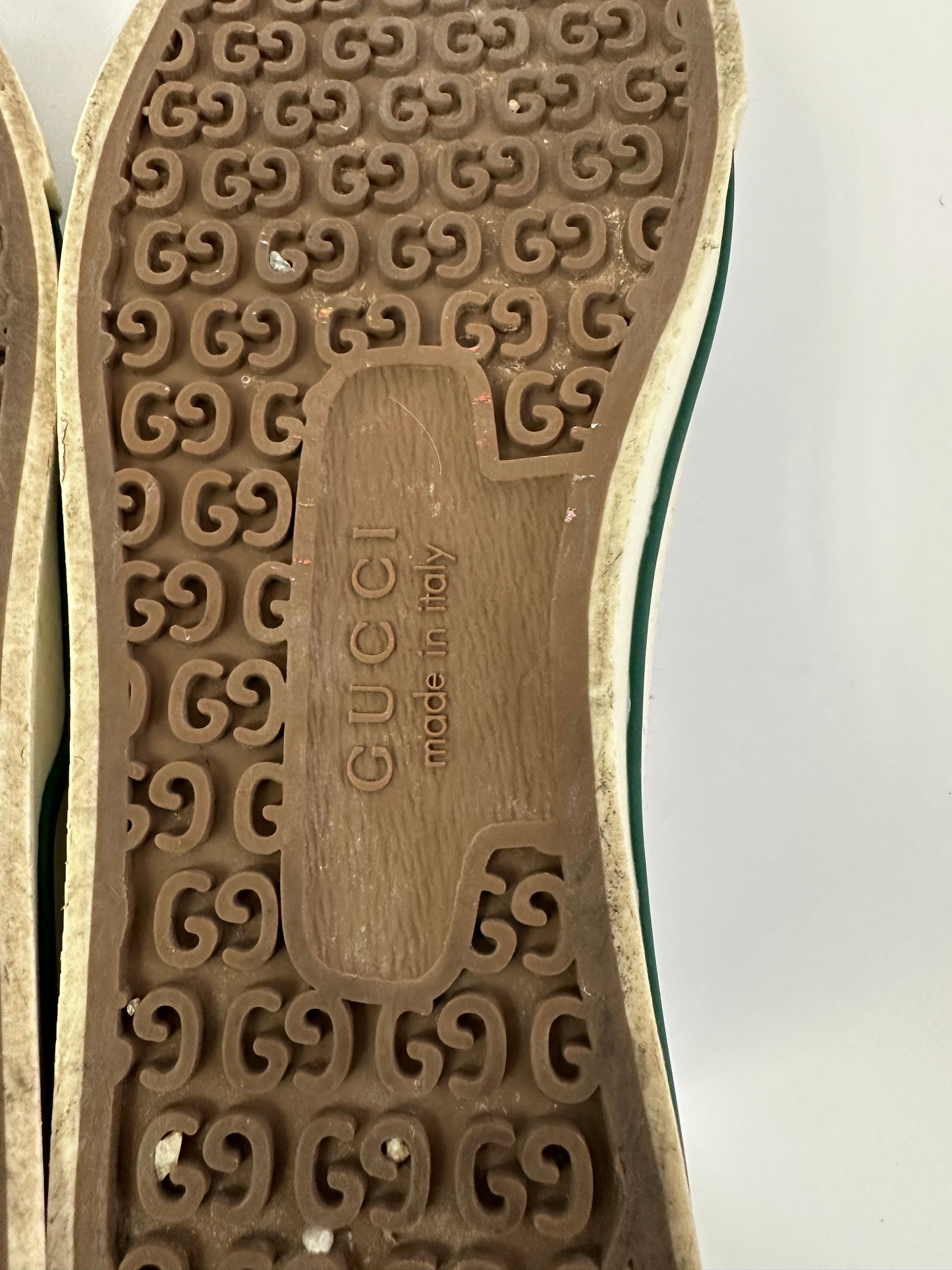 GUCCI Canvas Printed Sneakers Size 37 EU