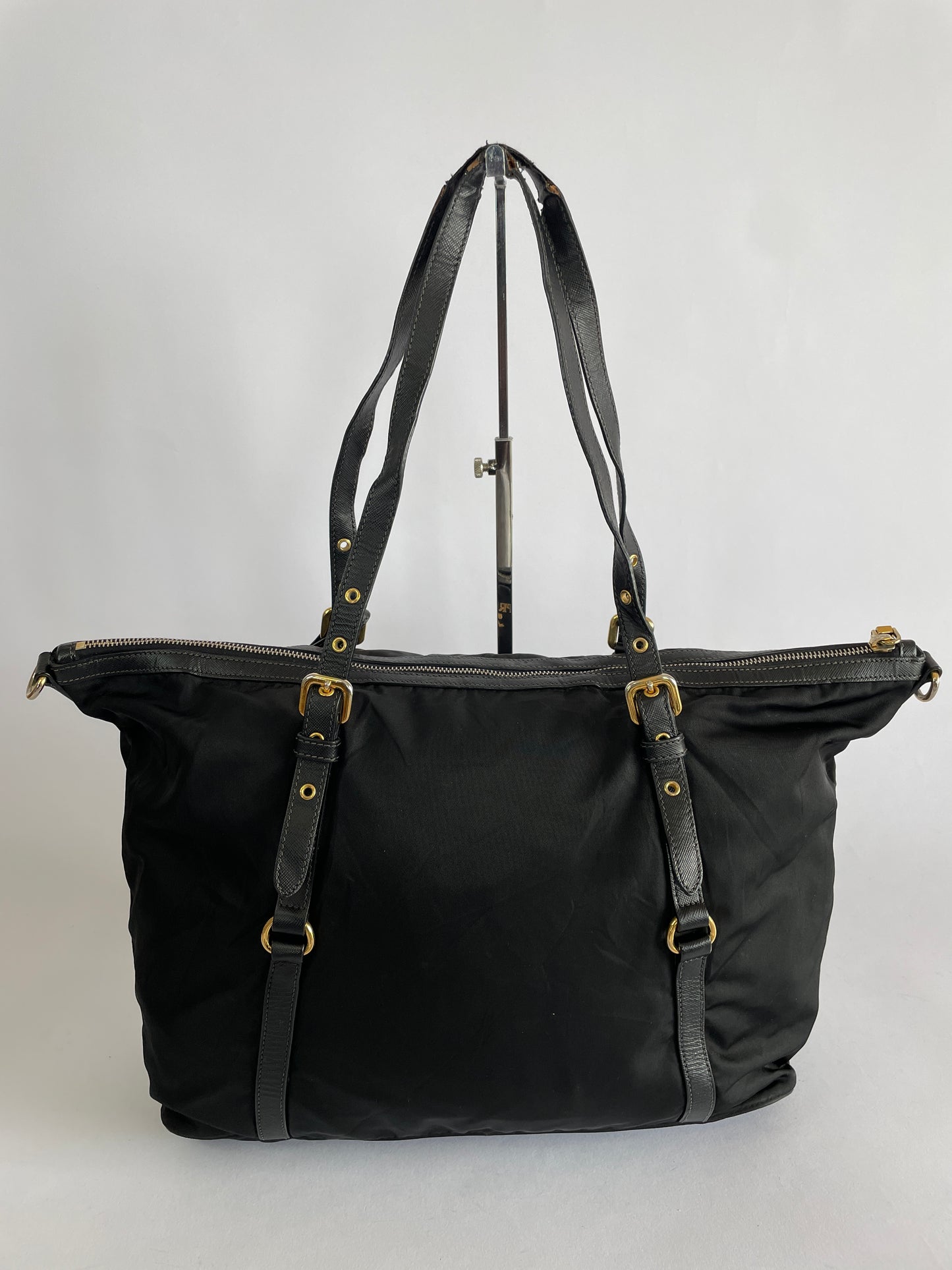 PRADA Tessuto Nylon Saffiano Tote