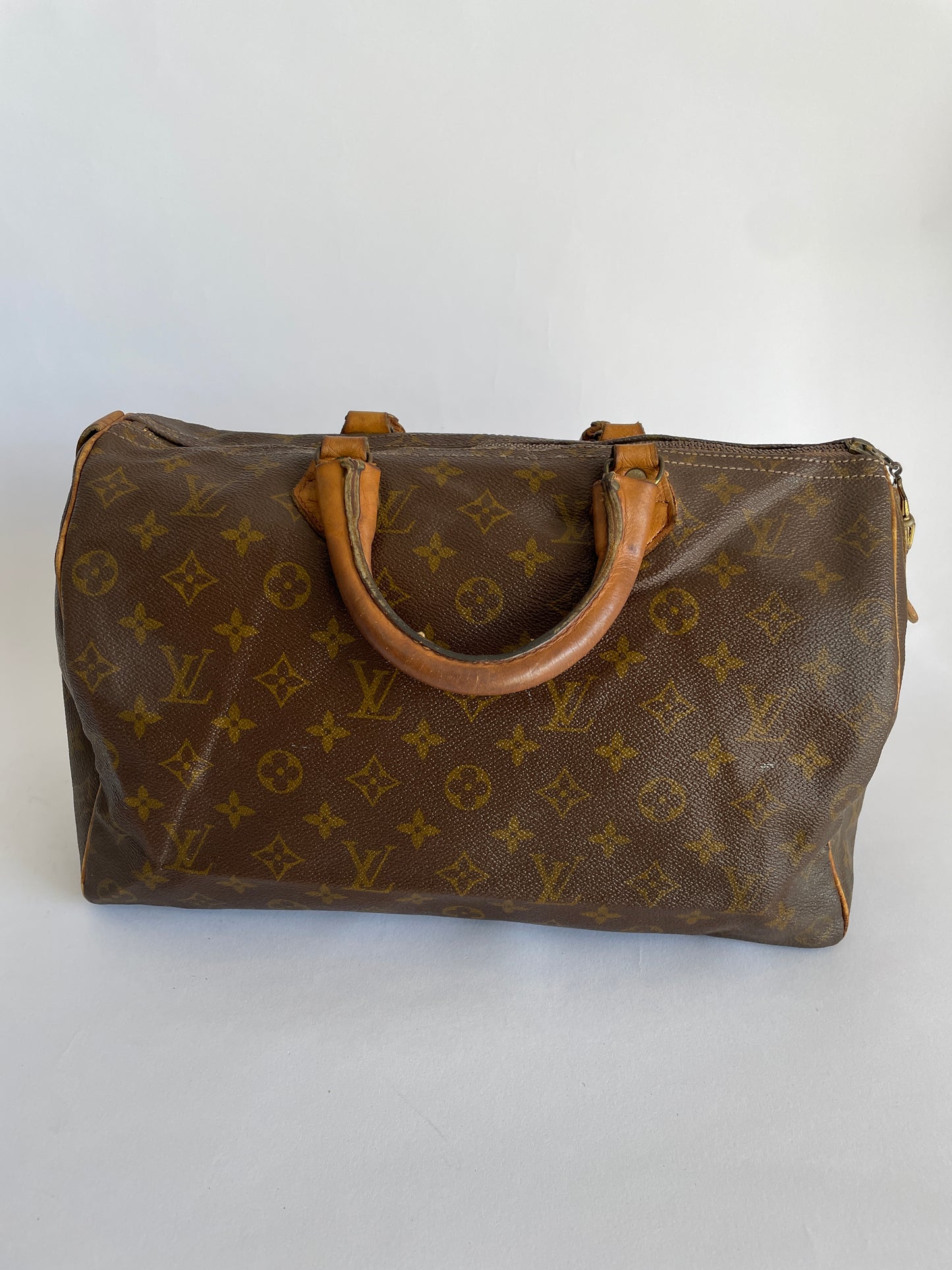 Vintage LOUIS VUITTON Monogram Speedy 35 Made in USA
