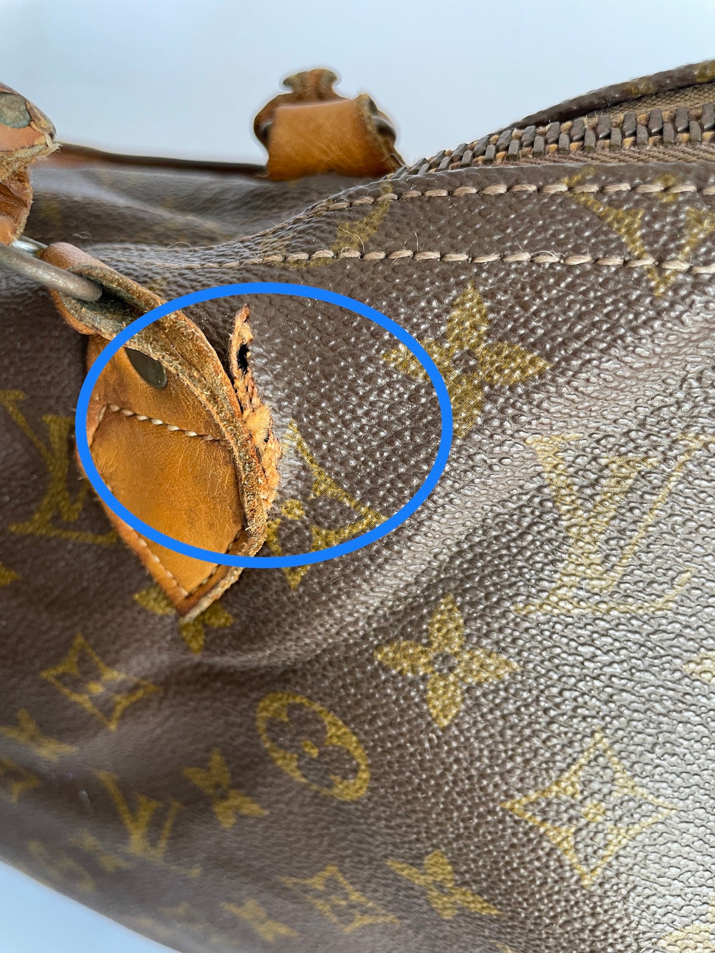 Vintage LOUIS VUITTON Monogram Speedy 35 Made in USA