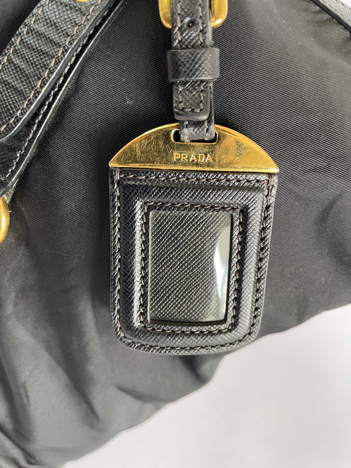 PRADA Tessuto Nylon Saffiano Tote
