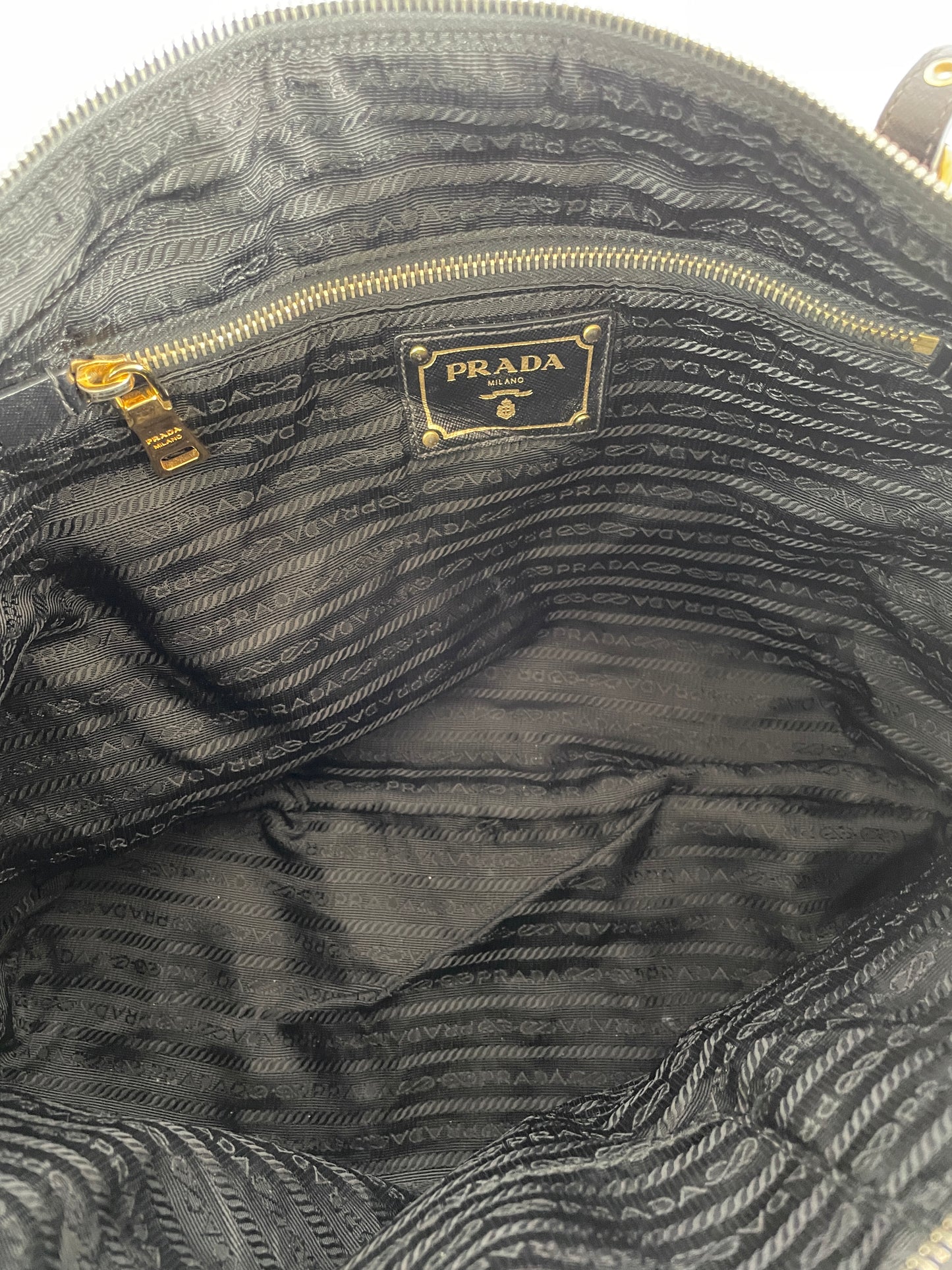 PRADA Tessuto Nylon Saffiano Tote