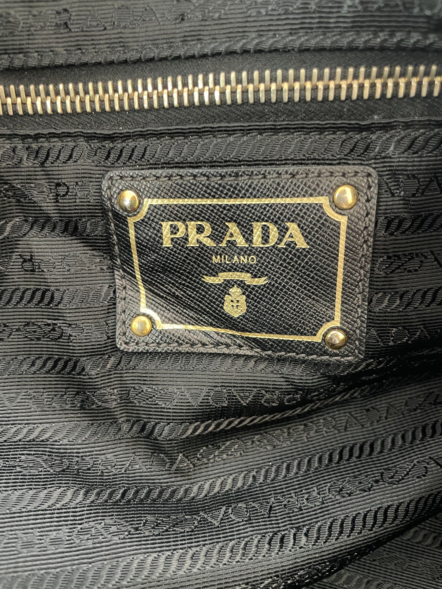 PRADA Tessuto Nylon Saffiano Tote