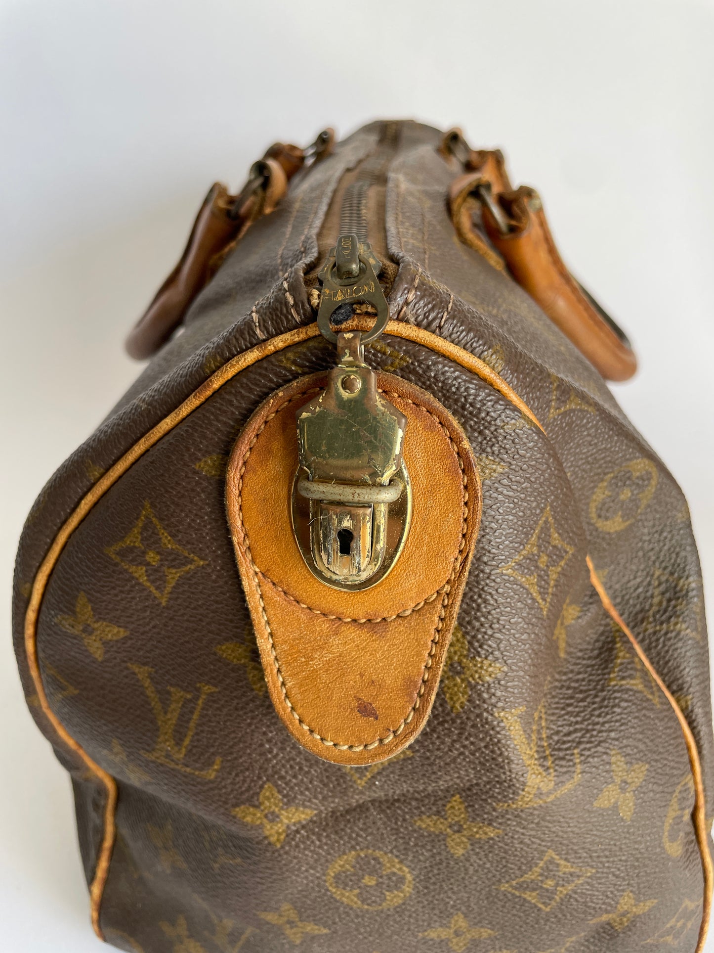 Vintage LOUIS VUITTON Monogram Speedy 35 Made in USA