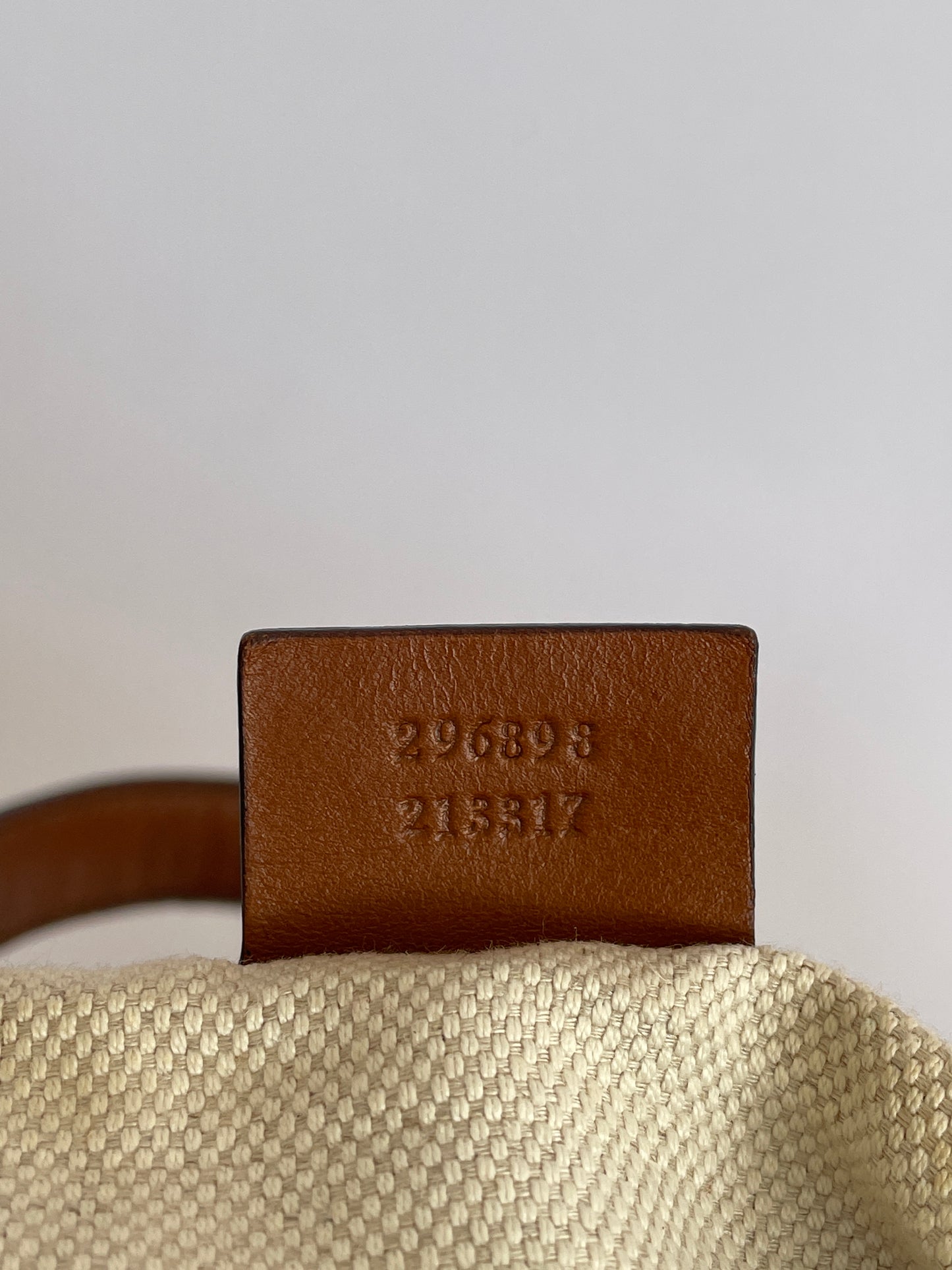GUCCI Monogram Small Brick Lane Boston Light Brown