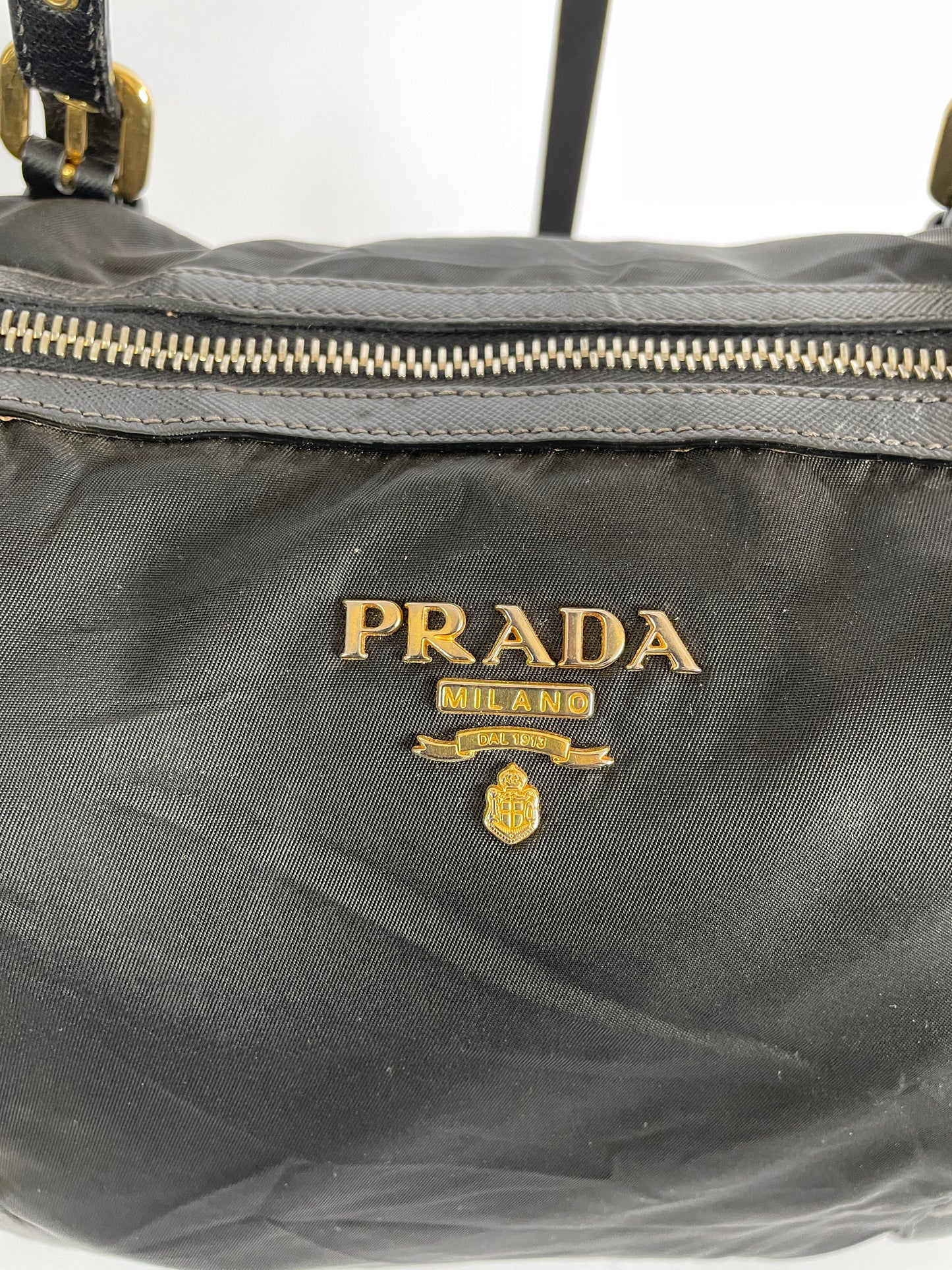 PRADA Tessuto Nylon Saffiano Tote