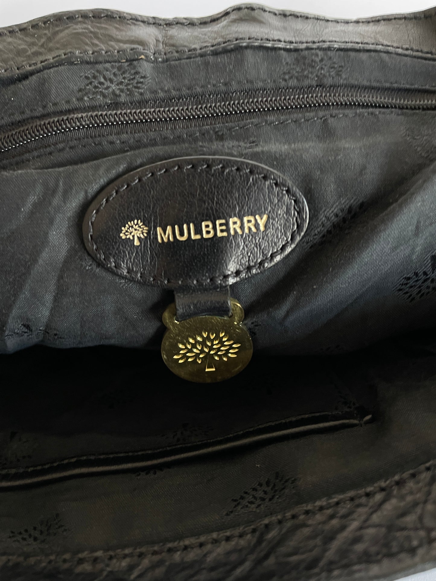 MULBERRY Small Grain Calf Medium Alexa