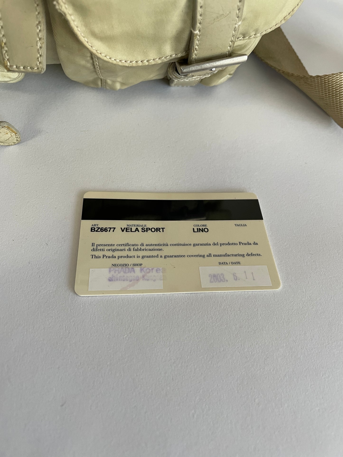 PRADA Tessuto Nylon Vela Small Backpack
