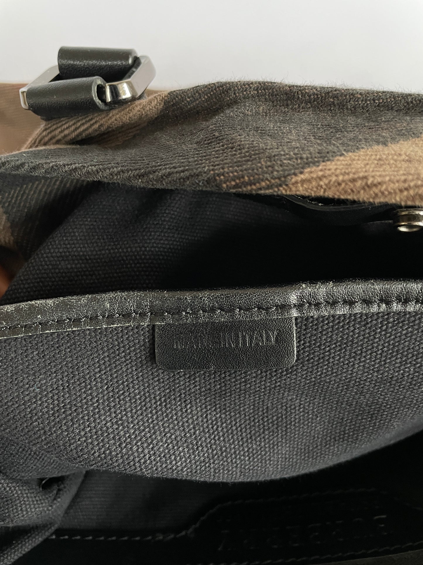 Burberry Brown Brit Check Canvas Tote