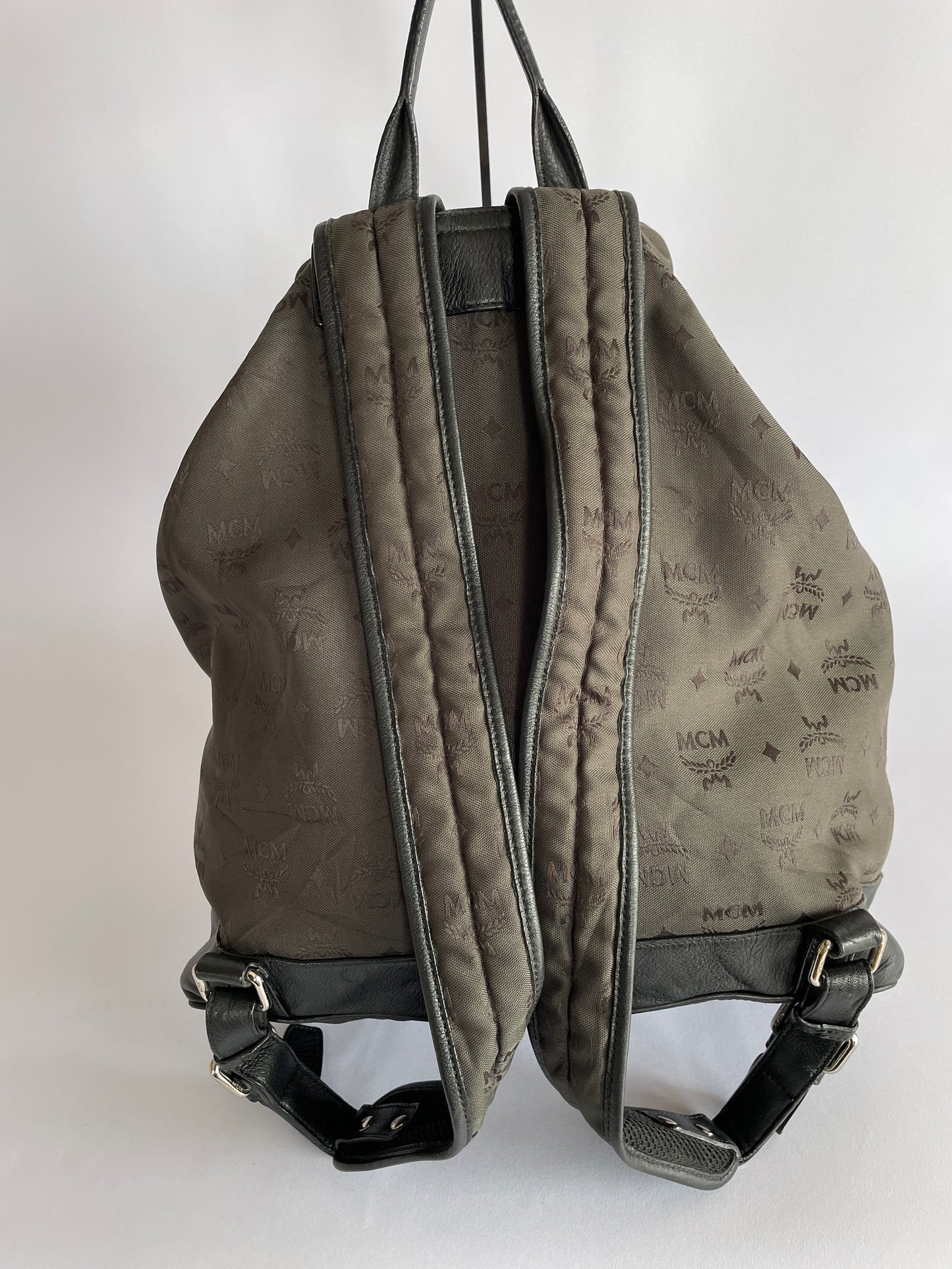 MCM Men’s Large Double Pocket Backpack.