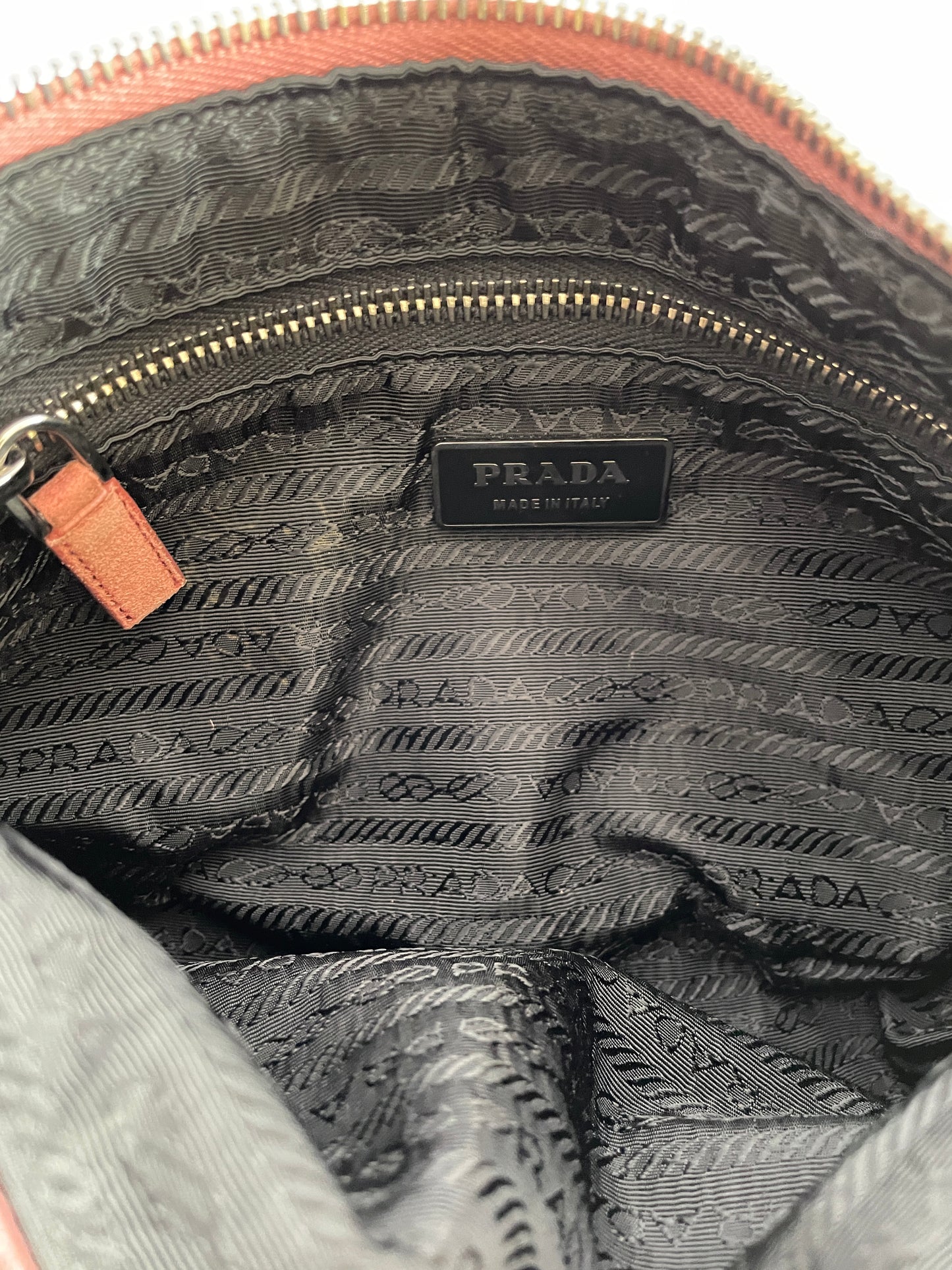 VINTAGE PRADA Pink Women’s Suede Shoulder bag.