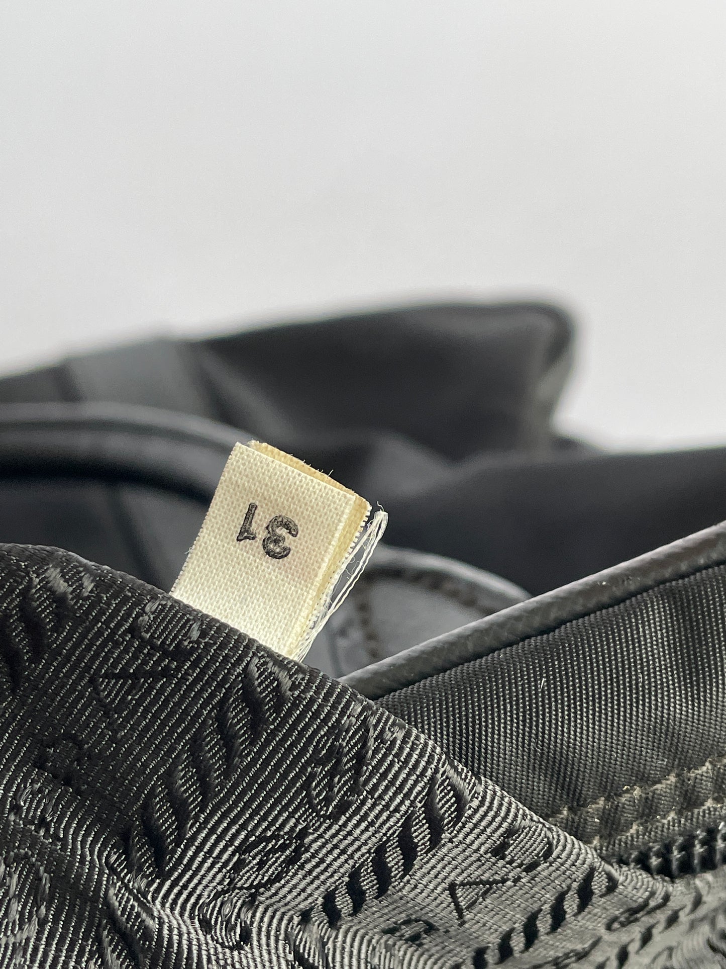 Prada Black Nylon and Saffiano Leather Briefcase