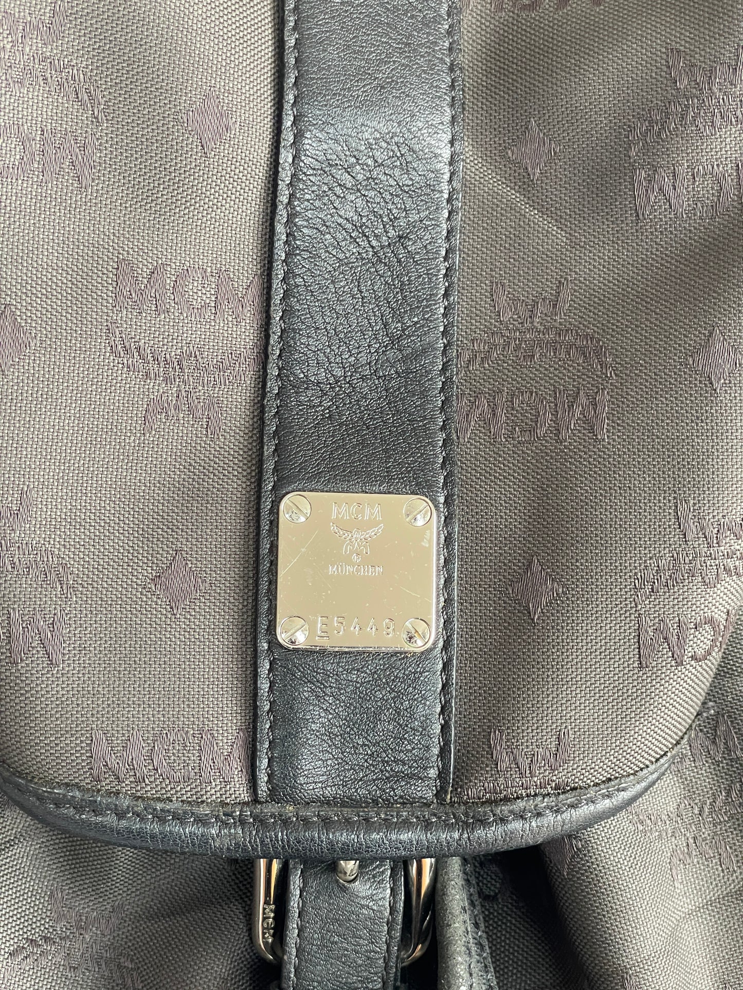 MCM Men’s Large Double Pocket Backpack.