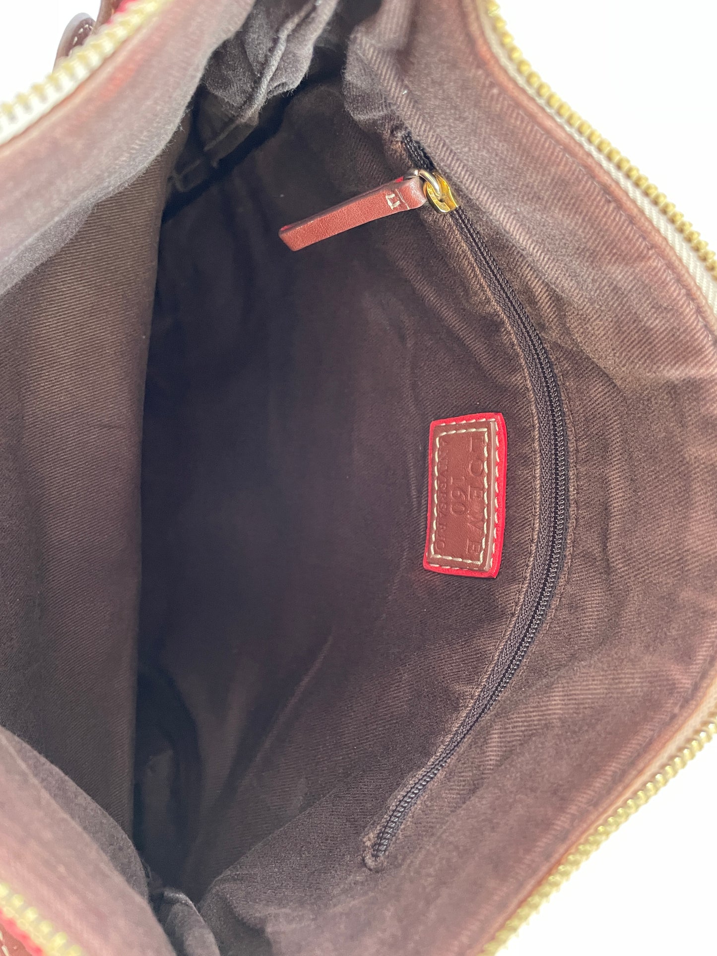 Loewe Unisex Multicolor Canvas and Suede Leather 160th Anniversary Shoulder Bag