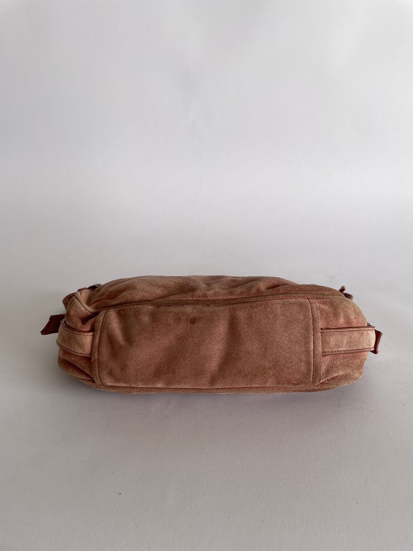 VINTAGE PRADA Pink Women’s Suede Shoulder bag.