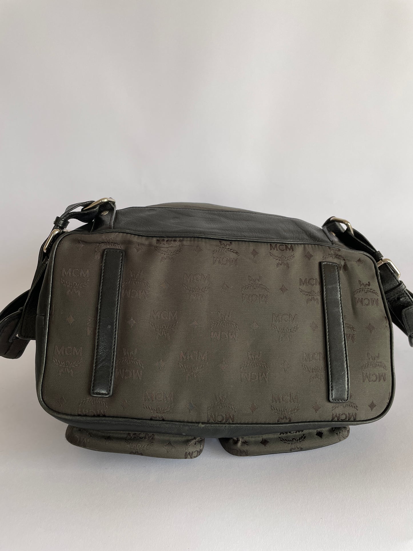MCM Men’s Large Double Pocket Backpack.