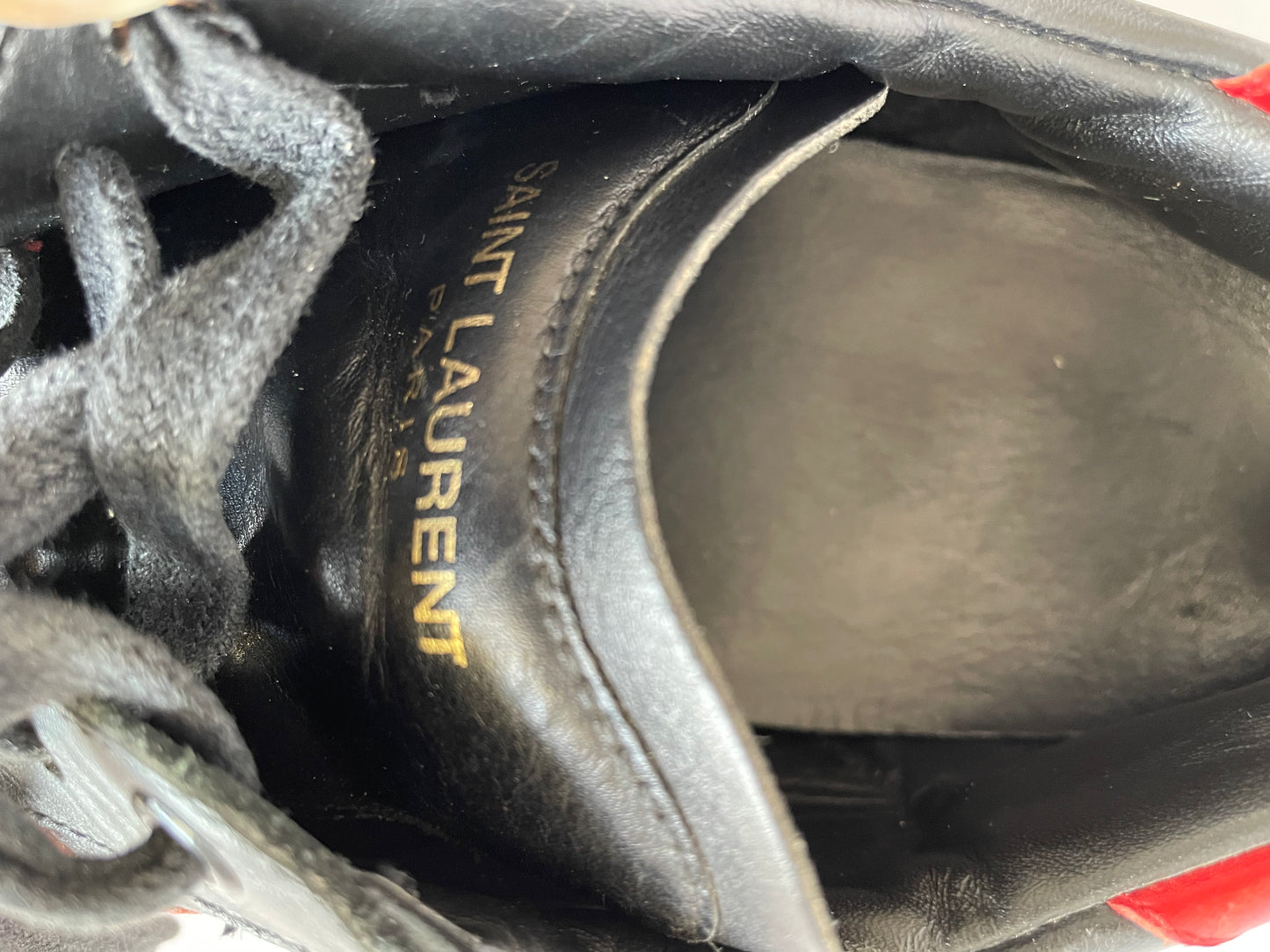 SAINT LAURENT SL/10H Leather Low-Top Sneaker Size 41.5 EUR