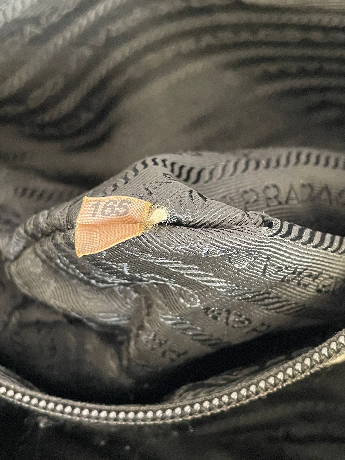 PRADA Mens Black Tessuto Nylon Crossbody Bag