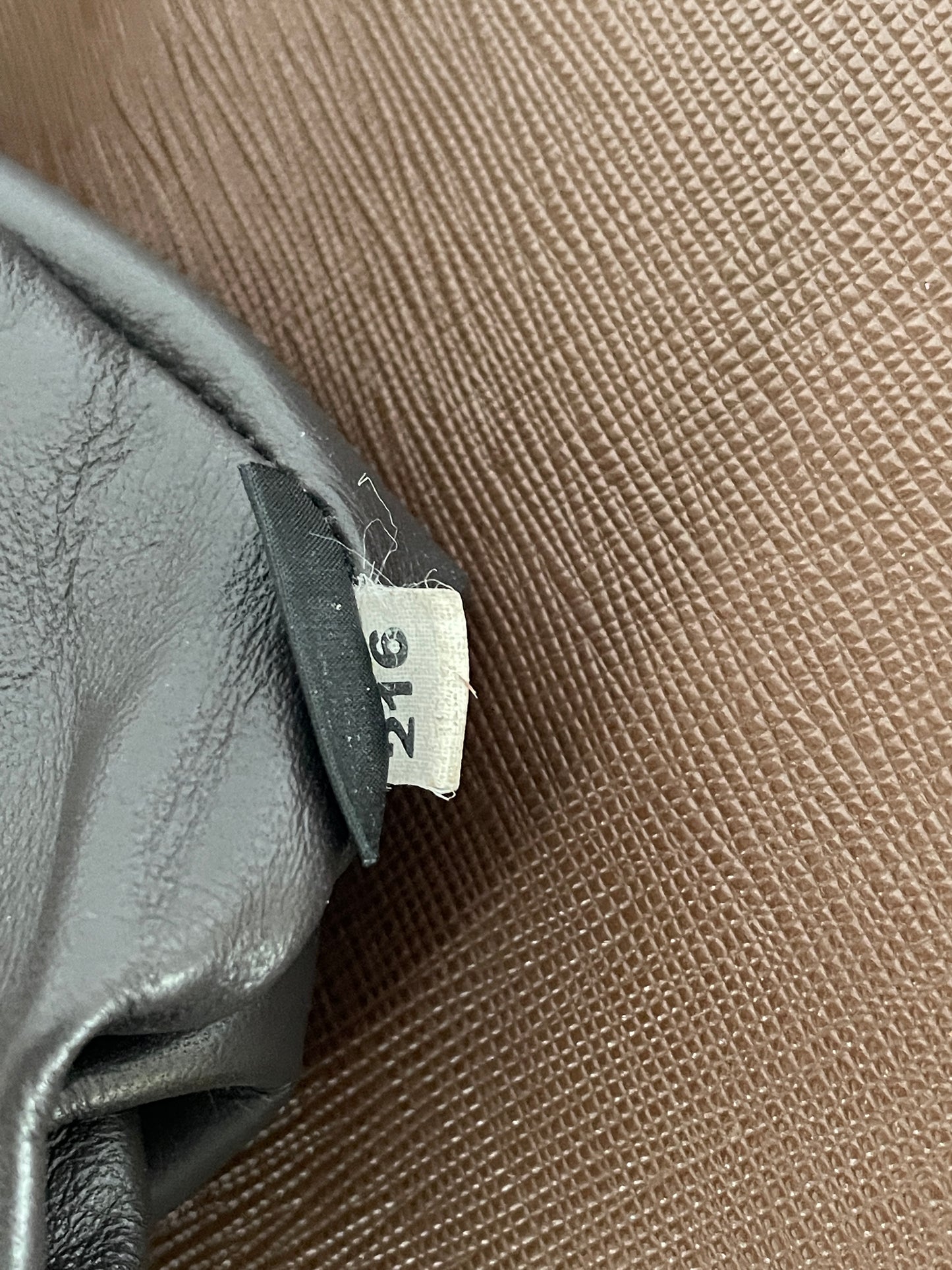 Prada Mocha Brown Leather Work Briefcase