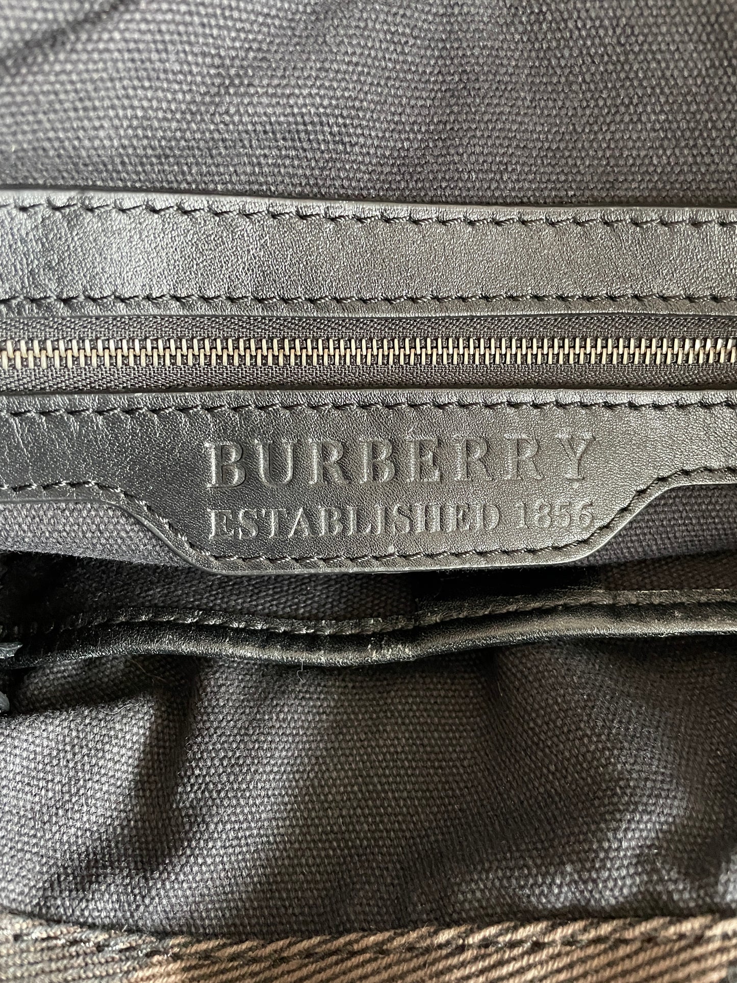 Burberry Brown Brit Check Canvas Tote