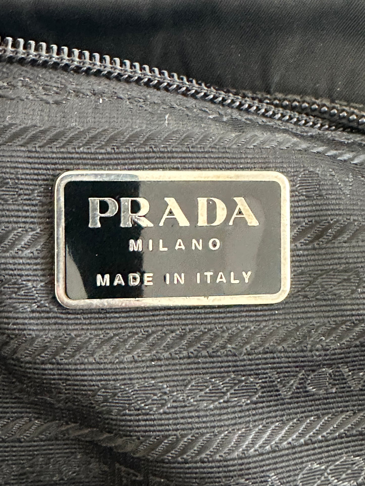 Prada Black Nylon Tote Bag