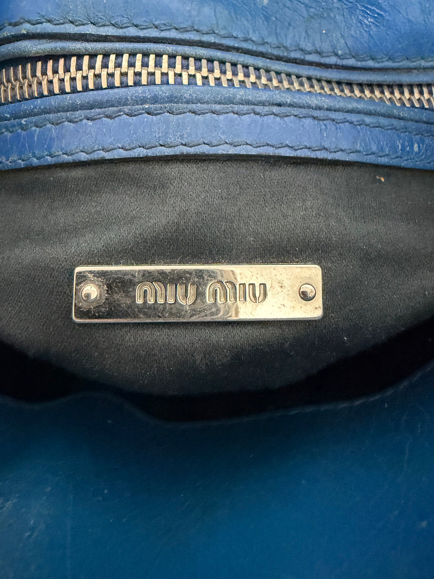 Miu Miu Matelassé Leather Chain Crossbody Bag
