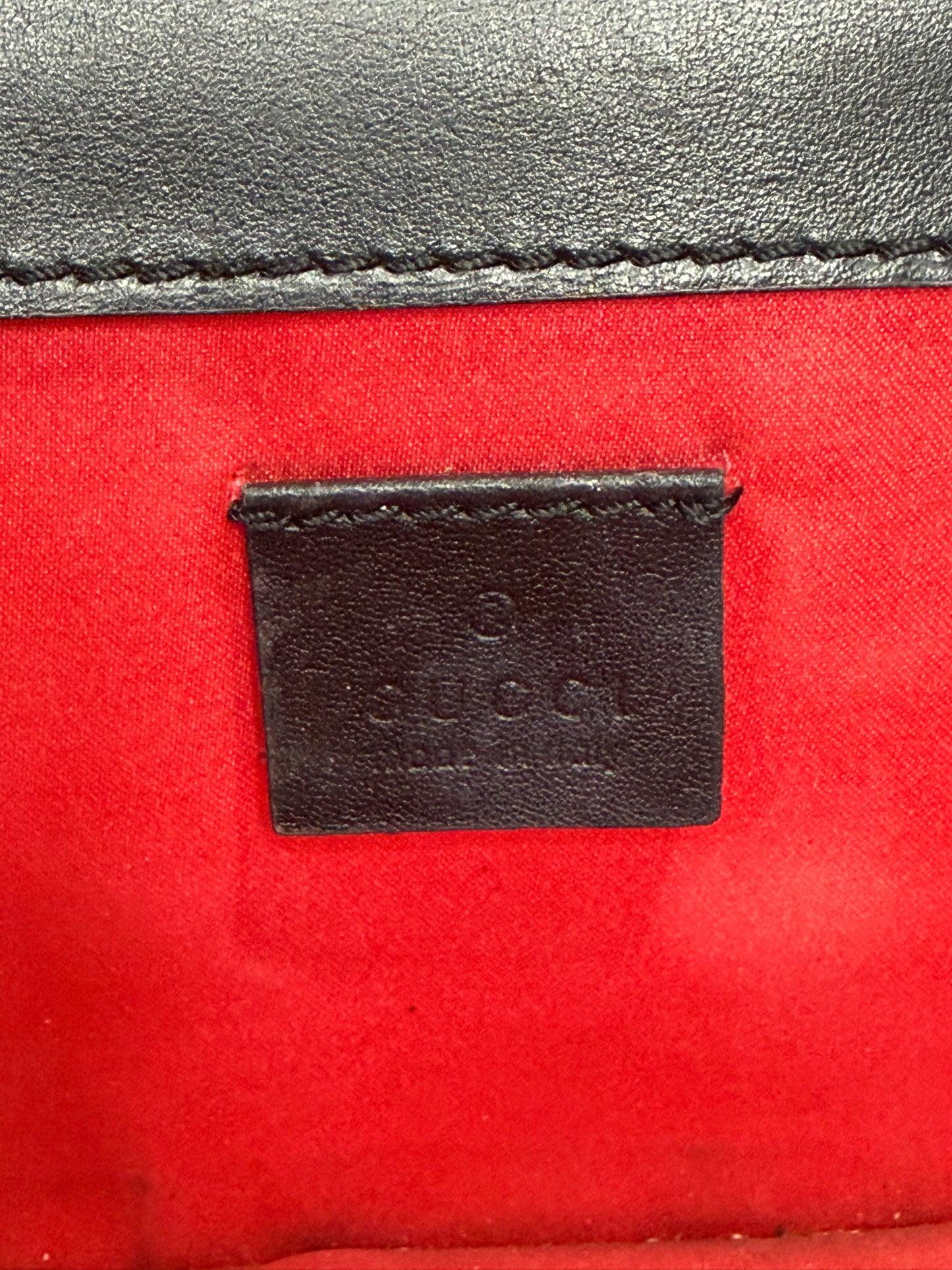 GUCCI
Black Velvet Broadway Small Crossbody Flap Bag