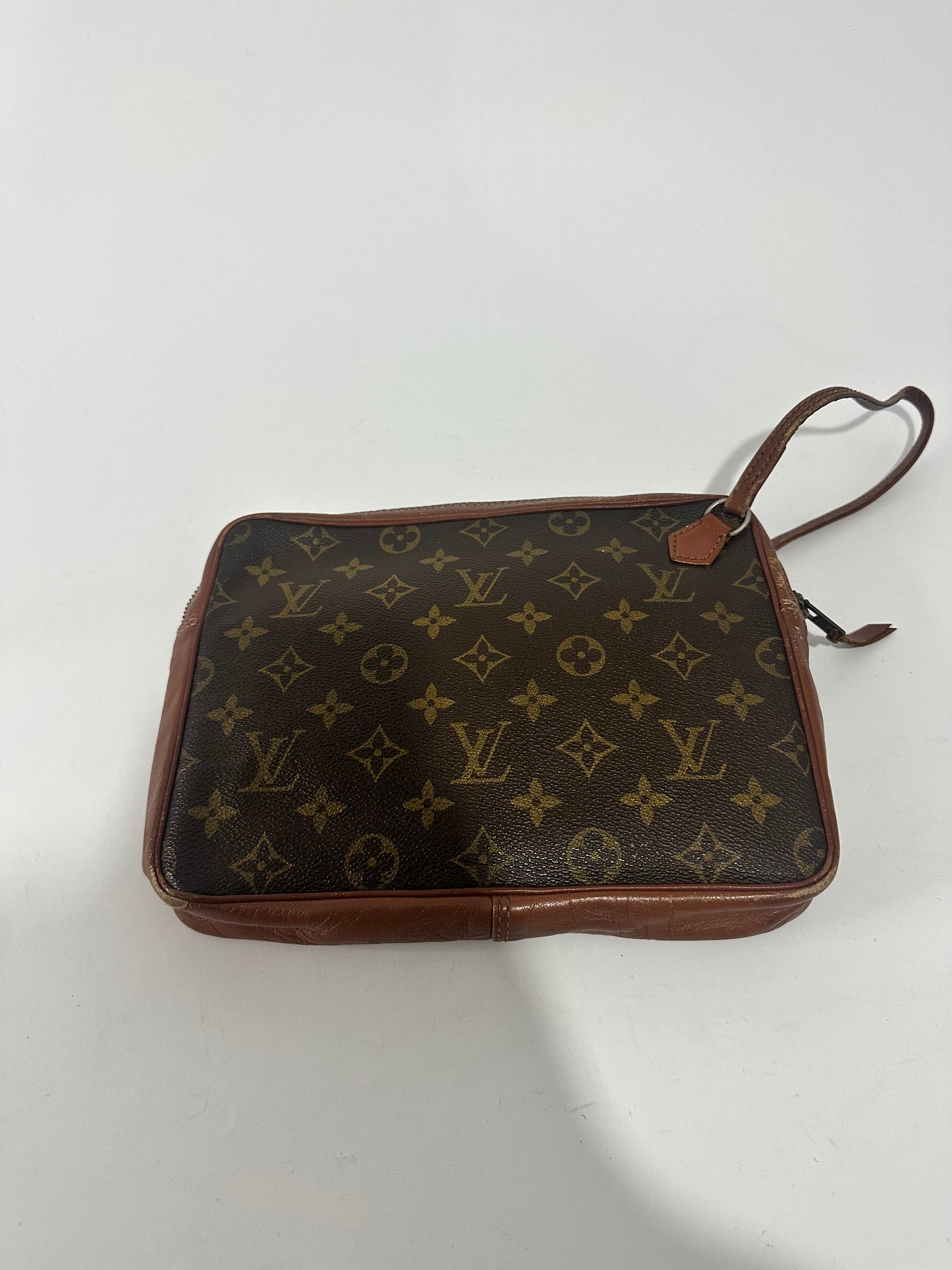 LOUIS VUITTON Monogram Pochette Sports Clutch Bag Vintage